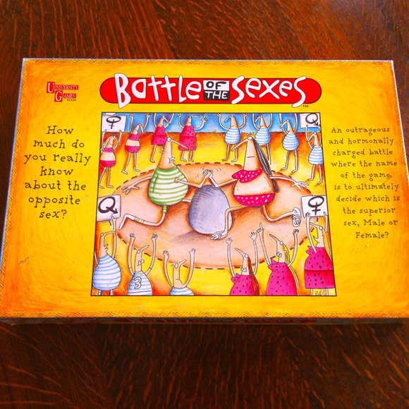 University Games Other - Battle of the Sexes Board Game Questions Men vs Women Parties Games Night 1997